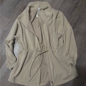 Lululemon Athletica Beige Trench Coat